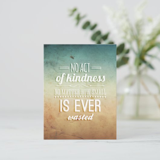 Carte Postale Être gentil (Debout devant)