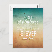 Carte Postale Être gentil (Devant / Derrière)