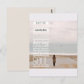 Carte Postale Être Jolie (Devant / Derrière)