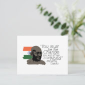 Carte Postale Être le changement (Debout devant)