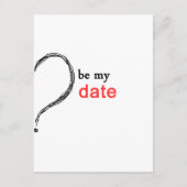 CARTE POSTALE ÊTRE MA DATE (Devant)