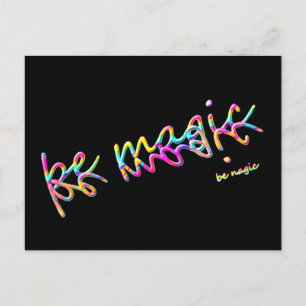 Carte Postale être magique