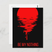 Carte Postale être mon tout sauf tout tapestry pri acrylique (Devant / Derrière)