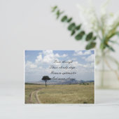 Carte Postale être optimiste (Debout devant)