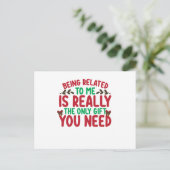 Carte Postale Être Parent De Moi Est Vraiment Le Seul Cadeau Vou (Debout devant)