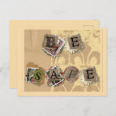 CARTE POSTALE ÊTRE SÛRE (Devant / Derrière)