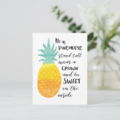 Carte Postale Être un ananas (Debout devant)