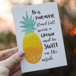 Carte Postale Être un ananas