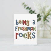 Carte Postale Être Un Freshman Rocks (Debout devant)