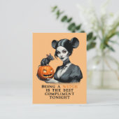 Carte Postale Être une sorcière est le meilleur compliment ce so (Debout devant)