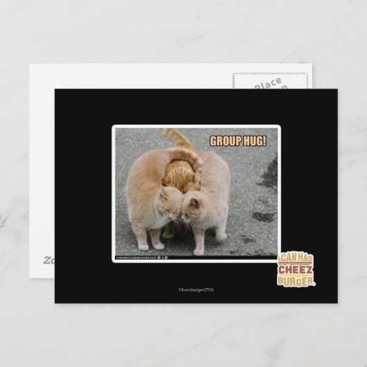 Carte Postale étreinte de groupe (Devant / Derrière)