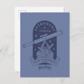 Carte Postale Étude à la tour d'astronomie HOGWARTS™ (Devant / Derrière)