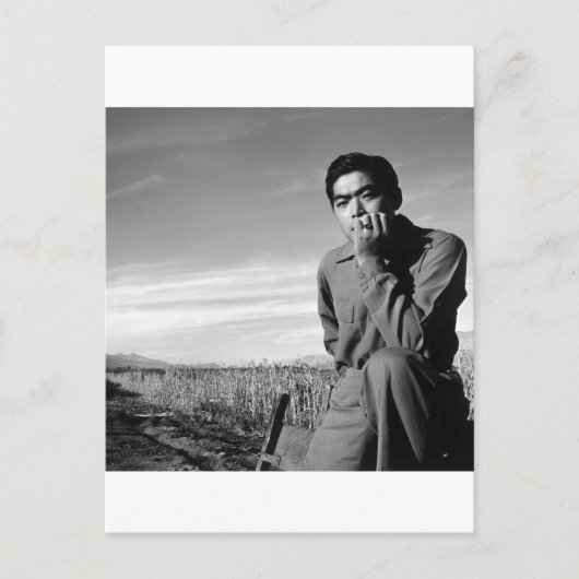 Carte Postale Étude à Manzanar, 1943 (Devant)