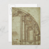Carte Postale Étude architecturale (Devant / Derrière)