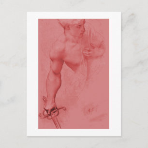 Carte Postale Étude d'angle par Cabanel Fine Art Dessin