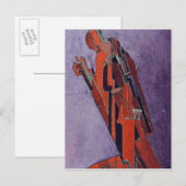 Carte Postale Étude de figure - Conception pour la sculpture (Devant / Derrière)