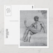 Carte Postale Étude de Mars par Anton Mengs (Devant / Derrière)