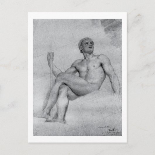 Carte Postale Étude de Mars par Anton Mengs (Devant)