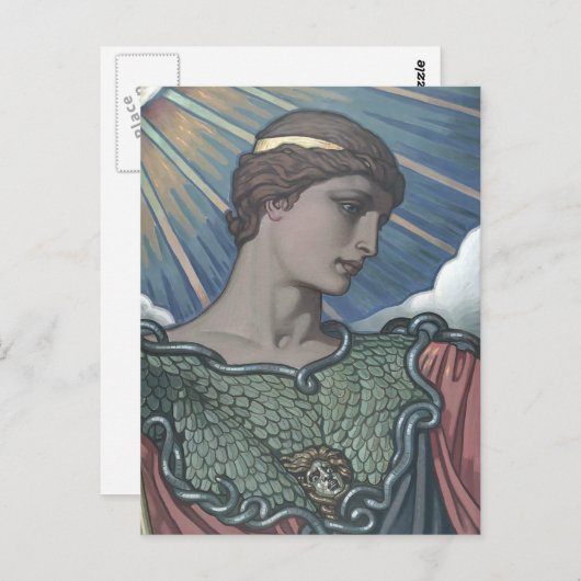 Carte Postale Étude de Minerva (Devant / Derrière)