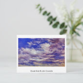 Carte Postale Étude de nuages par John Constable (Debout devant)