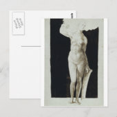 Carte Postale Étude de proportion de la figure humaine par Durer (Devant / Derrière)