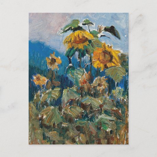 Carte Postale Étude de Tournesols | Marie Egner (Devant)
