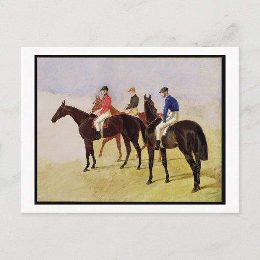 Carte Postale Étude de trois fissures de Steeplechase : Allen Mc (Devant)