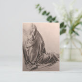 Carte Postale Etude des rideaux (Debout devant)