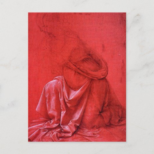 Carte Postale étude des rideaux (Devant)