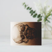 Carte Postale Étude du crâne (Debout devant)