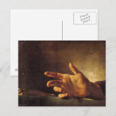 Carte Postale Étude d'une main (Devant / Derrière)