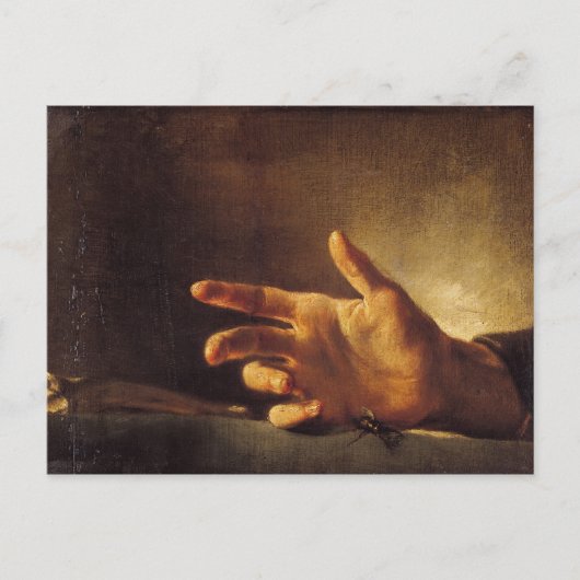 Carte Postale Étude d'une main (Devant)