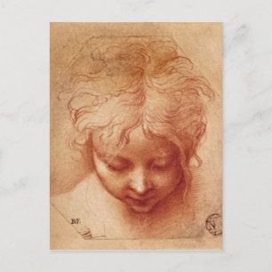 Carte Postale Étude d'une tête
