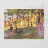 Carte Postale Étude pour dimanche après-midi (Devant)