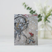 Carte Postale Étude pour Julbacken (Bouquetin de Yule) 1911 (Debout devant)