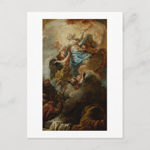 Carte Postale Étude pour l'Assomption de la Vierge, c.1760 2