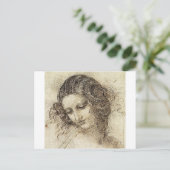 Carte Postale Étude pour le chef de Leda (Debout devant)