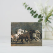 Carte Postale Étude pour le marché du cheval, 1900 (Debout devant)