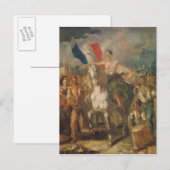 Carte Postale Étude pour 'Liberty', 1830 (Devant / Derrière)