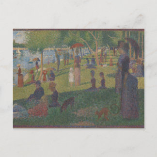 Carte Postale Étude pour (Un dimanche sur La Grande Jatte)