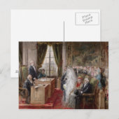 Carte Postale Étude sur le mariage civil (Devant / Derrière)