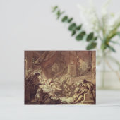 Carte Postale Étude sur une scène pénitentiaire (Debout devant)