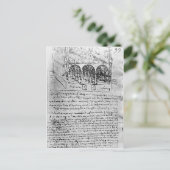 Carte Postale Études pour les écuries (Debout devant)