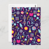 Carte Postale Études scientifiques (Devant / Derrière)