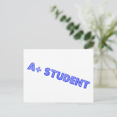 Carte Postale Étudiant A+ (Debout devant)
