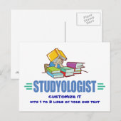 Carte Postale Étudiant drôle (Devant / Derrière)