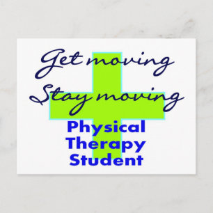 Carte Postale Étudiant en physiothérapie "Get Moving"