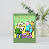 Carte Postale Étudiant mûr lit un poème dans la classe de poteri (Debout devant)