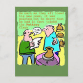 Carte Postale Étudiant mûr lit un poème dans la classe de poteri (Devant)