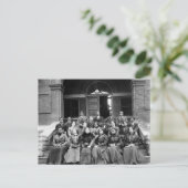 Carte Postale Étudiants de l'Université Fisk : 1899 (Debout devant)